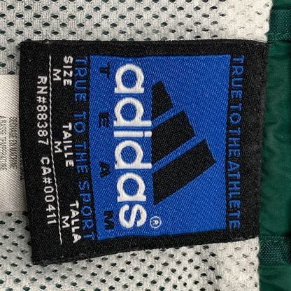 【中古品】【メンズ】 ADIDAS TEAM アディダス チーム 00S URSULINE LIONS NYLON JACKET ウルスラインライオンズ ナイロンジャケット アウター 長袖 146-250320-ma-06-izu サイズ：M カラー：グリーン 万代Net店