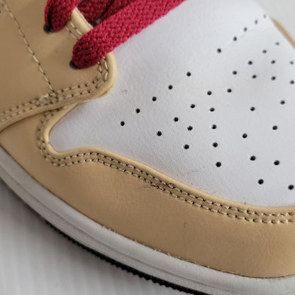 【中古品】【メンズ】 NIKE ナイキ AIR JORDAN 1 MID 554724-201 エア ジョーダン 1 ミッド スニーカー シューズ 靴 160-250317-as-10-izu サイズ：27cm カラー：WHITE ONYX/LIGHT CURRY-WHITE 万代Net店