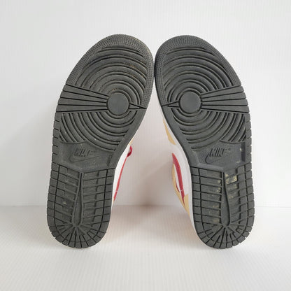 【中古品】【メンズ】 NIKE ナイキ AIR JORDAN 1 MID 554724-201 エア ジョーダン 1 ミッド スニーカー シューズ 靴 160-250317-as-10-izu サイズ：27cm カラー：WHITE ONYX/LIGHT CURRY-WHITE 万代Net店