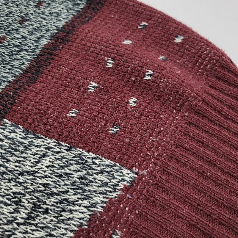 【中古品】【メンズ】 CAMPUS キャンパス 韓国製 90S KNIT SWEATER ニットセ－タ－ 長袖 トップス 146-250320-ya-04-izu サイズ：Ｌ カラー：マルチ 万代Net店