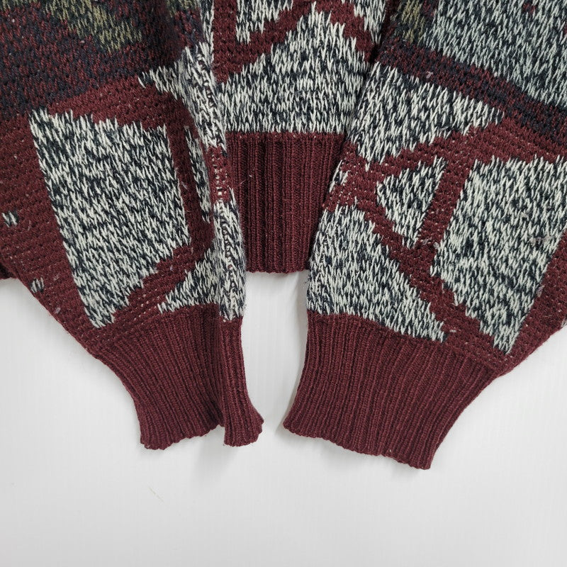 【中古品】【メンズ】 CAMPUS キャンパス 韓国製 90S KNIT SWEATER ニットセ－タ－ 長袖 トップス 146-250320-ya-04-izu サイズ：Ｌ カラー：マルチ 万代Net店