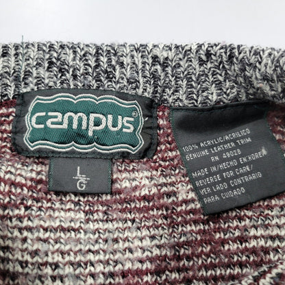 【中古品】【メンズ】 CAMPUS キャンパス 韓国製 90S KNIT SWEATER ニットセ－タ－ 長袖 トップス 146-250320-ya-04-izu サイズ：Ｌ カラー：マルチ 万代Net店