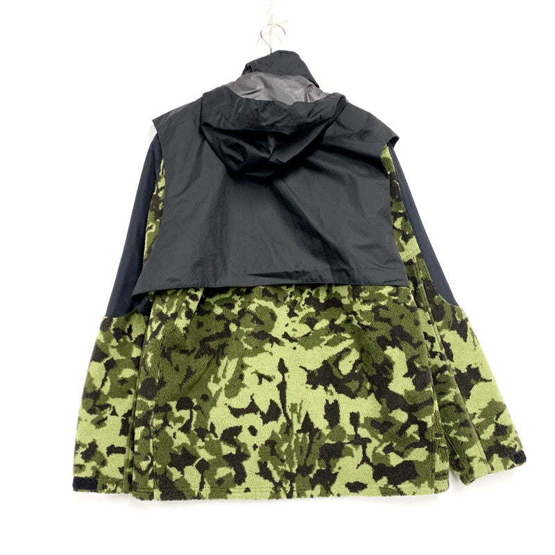 【中古品】【メンズ】 NIKE ナイキ AR5611-010 MMW HOODED FLEECE JACKET フーデッドフリースジャケット アウター 長袖 148-250317-ma-10-izu サイズ：L カラー：黒/グリーン 万代Net店