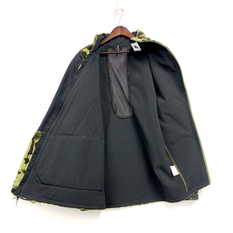 【中古品】【メンズ】 NIKE ナイキ AR5611-010 MMW HOODED FLEECE JACKET フーデッドフリースジャケット アウター 長袖 148-250317-ma-10-izu サイズ：L カラー：黒/グリーン 万代Net店