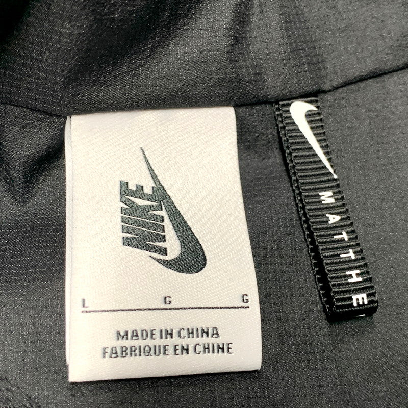 【中古品】【メンズ】 NIKE ナイキ AR5611-010 MMW HOODED FLEECE JACKET フーデッドフリースジャケット アウター 長袖 148-250317-ma-10-izu サイズ：L カラー：黒/グリーン 万代Net店