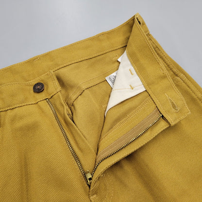 【中古品】【メンズ】 COTTON STRAIGHT PANTS 21908-0000 コットン ストレートパンツ ボトムス 156-250319-as-32-izu サイズ：30 カラー：イエロー系 万代Net店