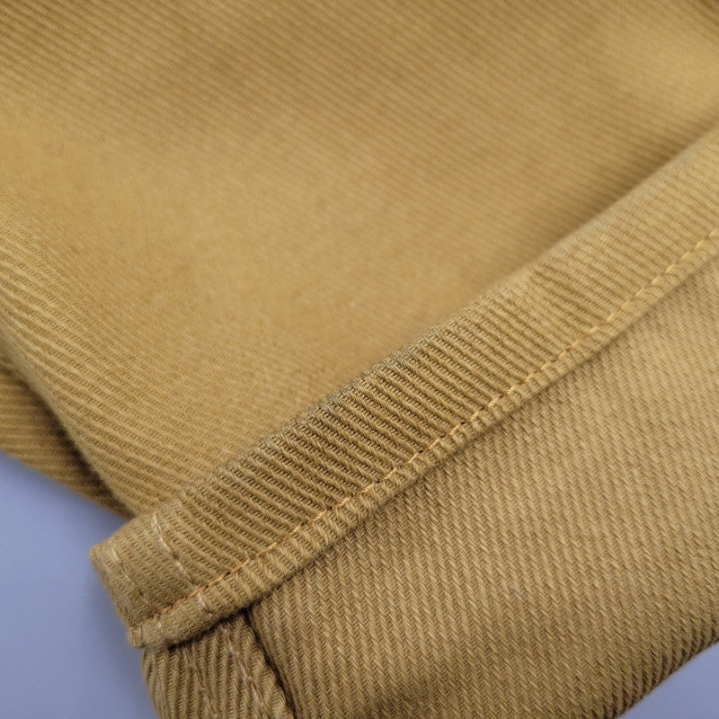 【中古品】【メンズ】 COTTON STRAIGHT PANTS 21908-0000 コットン ストレートパンツ ボトムス 156-250319-as-32-izu サイズ：30 カラー：イエロー系 万代Net店