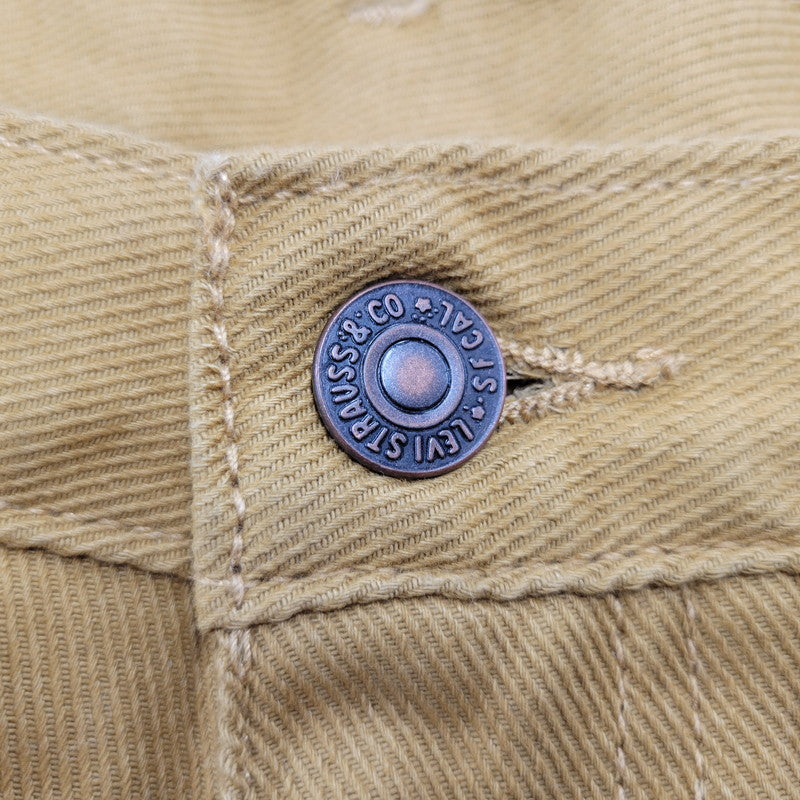 【中古品】【メンズ】 COTTON STRAIGHT PANTS 21908-0000 コットン ストレートパンツ ボトムス 156-250319-as-32-izu サイズ：30 カラー：イエロー系 万代Net店