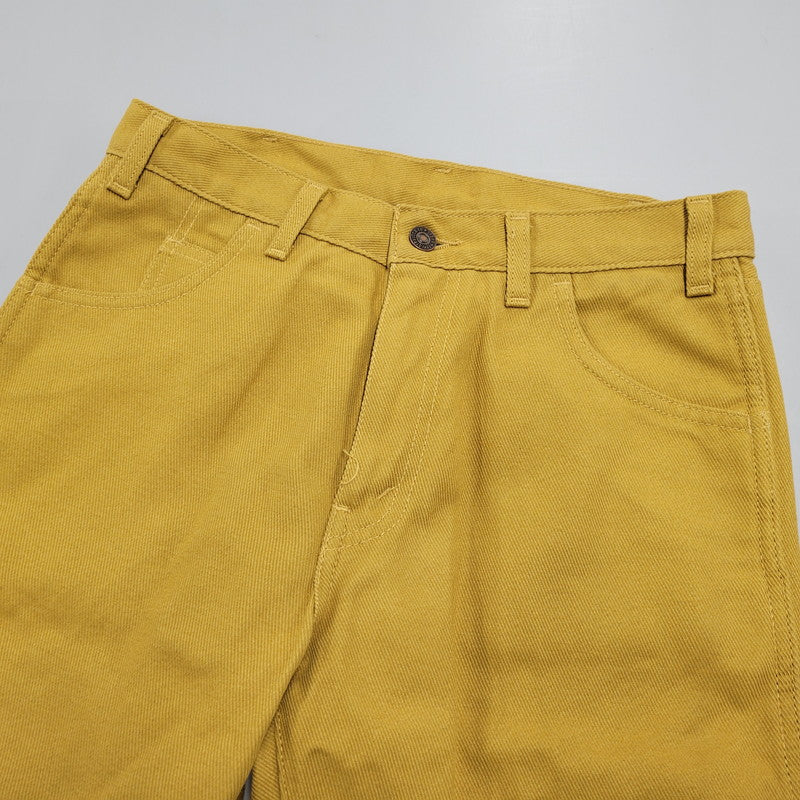【中古品】【メンズ】 COTTON STRAIGHT PANTS 21908-0000 コットン ストレートパンツ ボトムス 156-250319-as-32-izu サイズ：30 カラー：イエロー系 万代Net店