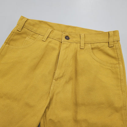 【中古品】【メンズ】 COTTON STRAIGHT PANTS 21908-0000 コットン ストレートパンツ ボトムス 156-250319-as-32-izu サイズ：30 カラー：イエロー系 万代Net店