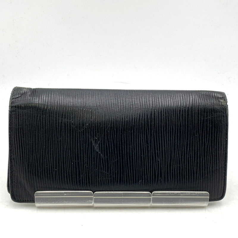 【現状渡し品】【メンズ/レディース】 LOUIS VUITTON ルイ・ヴィトン CA4157 M61816 エピ ポルトフォイユ・ブラザ ロングウォレット 長財布 179-250317-as-19-izu カラー：ブラック 万代Net店