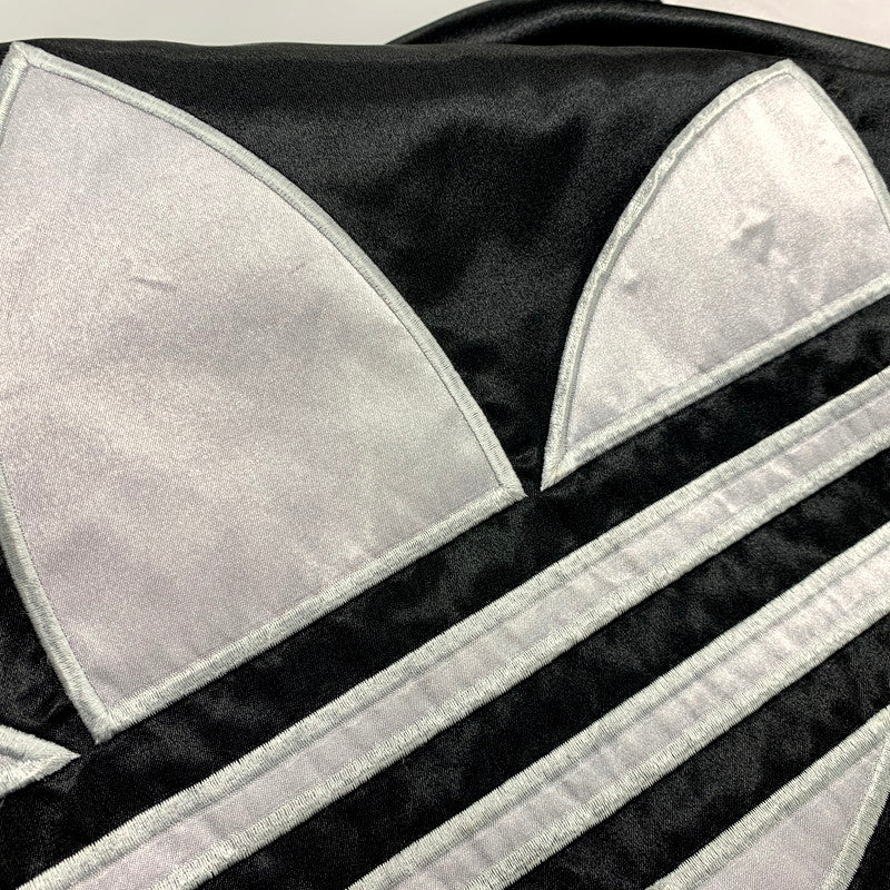 【中古品】【メンズ】 OLD ADIDAS オールドアディダス AA-4151 デサント期 80S HALF ZIP NYLON HOODED JACKET 80年代 ハーフジップナイロンフーデッドジャケット アウター 長袖 146-250317-ma-09-izu サイズ：L カラー：黒/シルバー 万代Net店