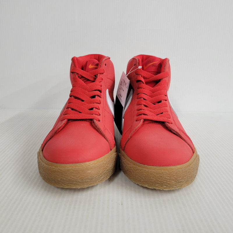 【中古美品】【メンズ/レディース】 NIKE SB ナイキエスビー ZOOM BLAZER MID FJ1680-600 ズーム ブレーザー ミッド スニーカー シューズ 靴 160-250317-as-12-izu サイズ：25.5cm カラー：UNIVERSITY RED/WHITE-WHITE 万代Net店