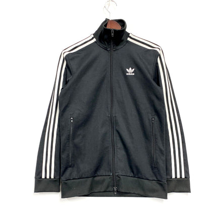 【中古品】【メンズ】 adidas アディダス BECKENBAUER TRACK JACKET CW1250 ベッケンバウアー トラックジャケット 148-250322-as-33-izu サイズ：S カラー：ブラック 万代Net店