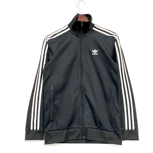 【中古品】【メンズ】 adidas アディダス BECKENBAUER TRACK JACKET CW1250 ベッケンバウアー トラックジャケット 148-250322-as-33-izu サイズ：S カラー：ブラック 万代Net店