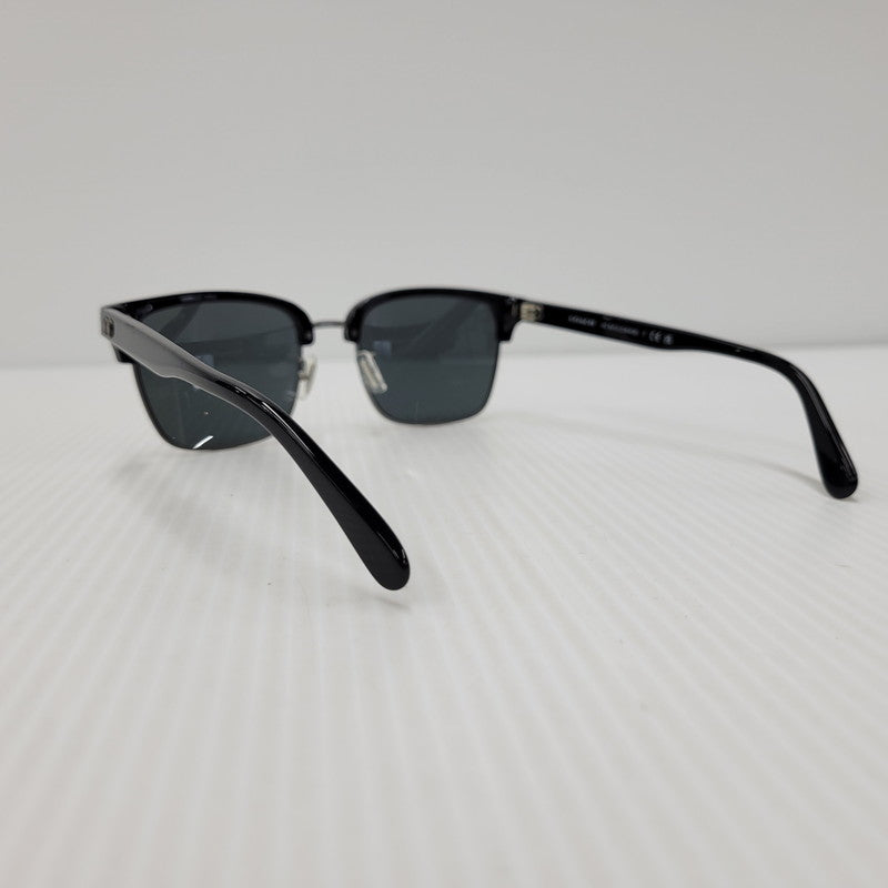 【中古品】【メンズ/レディース】 COACH コーチ SUNGLASSES CW406 ローグ レトロ サングラス 183-250318-as-12-izu サイズ：56□20-150 カラー：ブラック 万代Net店
