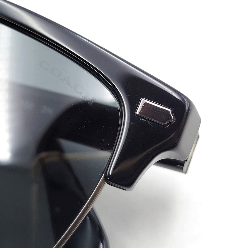 【中古品】【メンズ/レディース】 COACH コーチ SUNGLASSES CW406 ローグ レトロ サングラス 183-250318-as-12-izu サイズ：56□20-150 カラー：ブラック 万代Net店