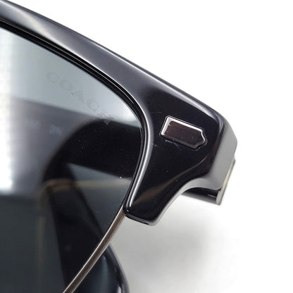 【中古品】【メンズ/レディース】 COACH コーチ SUNGLASSES CW406 ローグ レトロ サングラス 183-250318-as-12-izu サイズ：56□20-150 カラー：ブラック 万代Net店