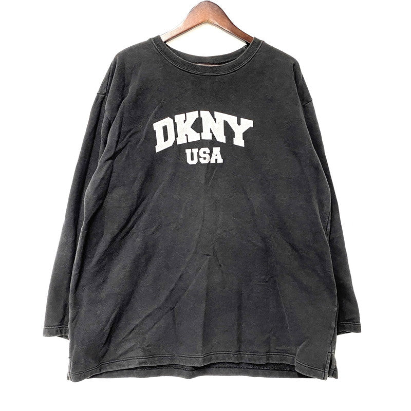 【中古品】【メンズ】 90S SWEATSHIRT スウェットシャツ USA製 長袖 トップス 146-250321-as-26-izu サイズ：L カラー：ブラック 万代Net店