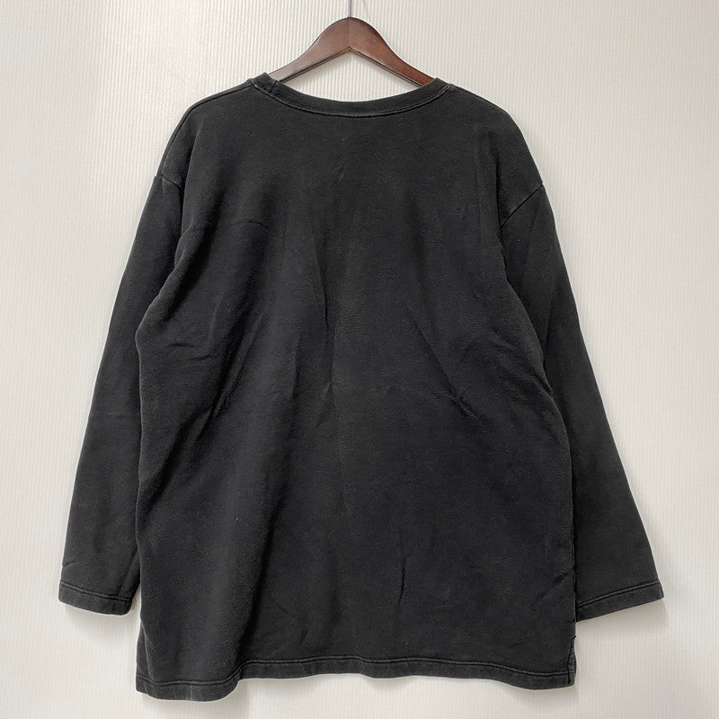 【中古品】【メンズ】 90S SWEATSHIRT スウェットシャツ USA製 長袖 トップス 146-250321-as-26-izu サイズ：L カラー：ブラック 万代Net店