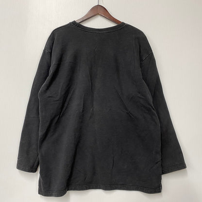 【中古品】【メンズ】 90S SWEATSHIRT スウェットシャツ USA製 長袖 トップス 146-250321-as-26-izu サイズ：L カラー：ブラック 万代Net店