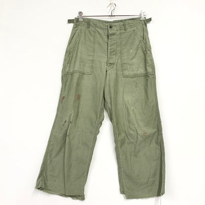 【現状渡し品】【メンズ】 U.S.ARMY ユーエスアーミー 60S BAKER PANTS 60年初期 べイカーパンツ ボトムス 157-250319-as-15-izu サイズ：M カラー：グリーン系 万代Net店