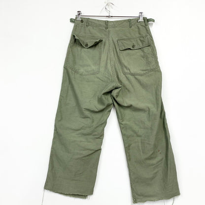 【現状渡し品】【メンズ】 U.S.ARMY ユーエスアーミー 60S BAKER PANTS 60年初期 べイカーパンツ ボトムス 157-250319-as-15-izu サイズ：M カラー：グリーン系 万代Net店