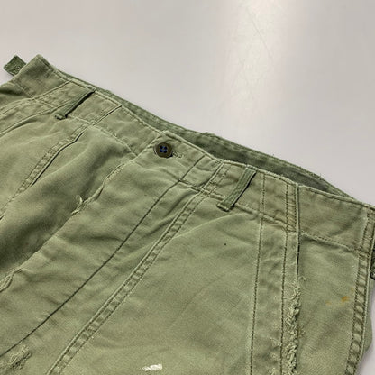 【現状渡し品】【メンズ】 U.S.ARMY ユーエスアーミー 60S BAKER PANTS 60年初期 べイカーパンツ ボトムス 157-250319-as-15-izu サイズ：M カラー：グリーン系 万代Net店