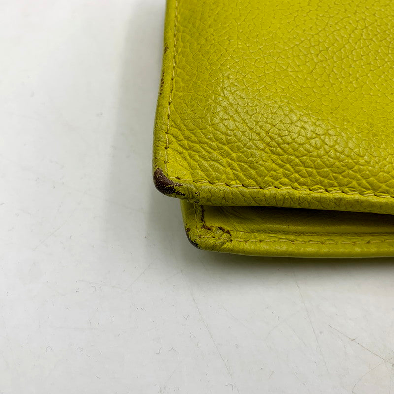 【現状渡し品】【メンズ/レディース】 DIESEL ディーゼル WALLET ウォレット 二つ折り財布 201-250322-as-02-izu カラー：イエロー系 万代Net店