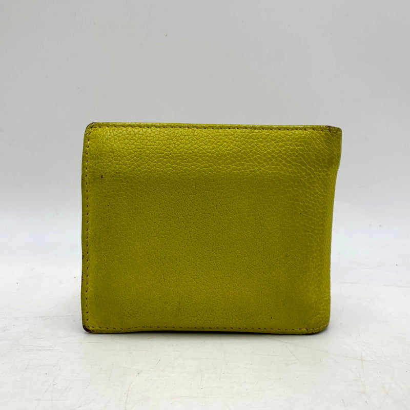 【現状渡し品】【メンズ/レディース】 DIESEL ディーゼル WALLET ウォレット 二つ折り財布 201-250322-as-02-izu カラー：イエロー系 万代Net店