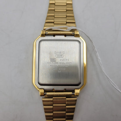 【中古美品】【メンズ/レディース】 CASIO カシオ A120WEG-9A 腕時計 199-260529-as-11-izu サイズ：40.7 × 33.5 × 9.4 mm カラー：ゴールド 万代Net店