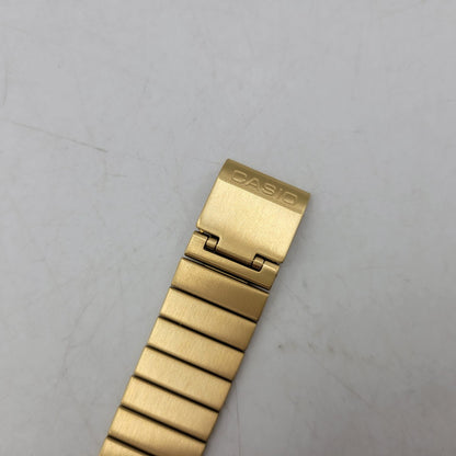 【中古美品】【メンズ/レディース】 CASIO カシオ A120WEG-9A 腕時計 199-260529-as-11-izu サイズ：40.7 × 33.5 × 9.4 mm カラー：ゴールド 万代Net店