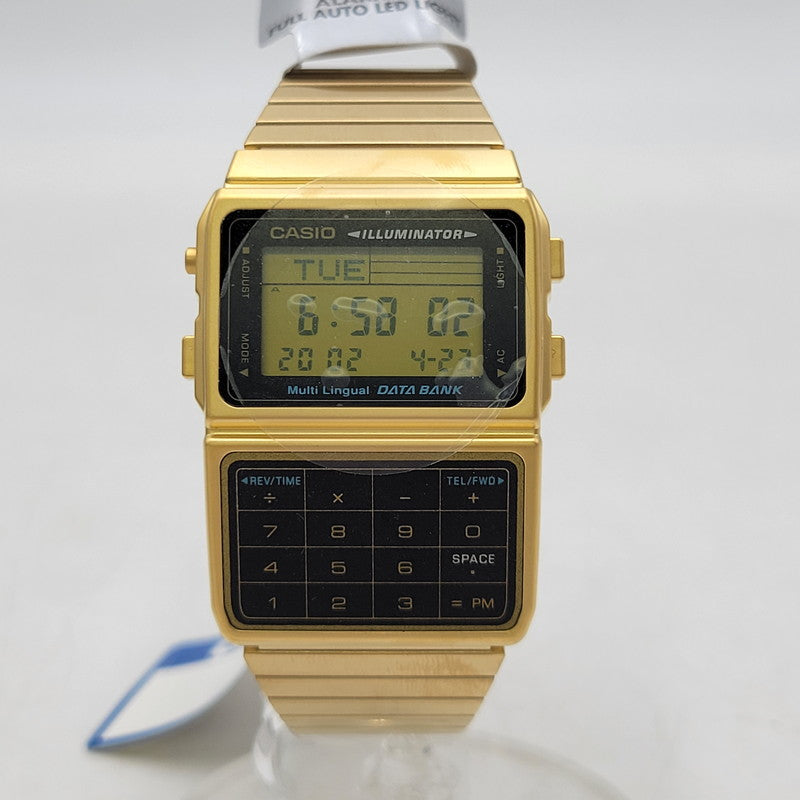 【中古美品】【メンズ/レディース】 CASIO カシオ DBC-611G-1 腕時計 199-260529-as-10-izu サイズ：46.5 × 33.1 × 8.7 mm カラー：ゴールド 万代Net店