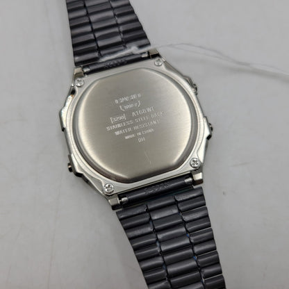 【中古美品】【メンズ/レディース】 CASIO カシオ CASIO A168WEHB-1A 腕時計 199-260529-as-15-izu サイズ：38.6 × 36.3 × 9.6 mm カラー：シルバー×ブラック 万代Net店