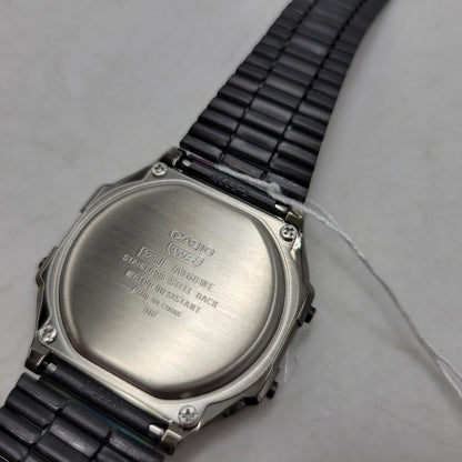 【中古美品】【メンズ/レディース】 CASIO カシオ CASIO A168WEHB-1A 腕時計 199-260529-as-15-izu サイズ：38.6 × 36.3 × 9.6 mm カラー：シルバー×ブラック 万代Net店
