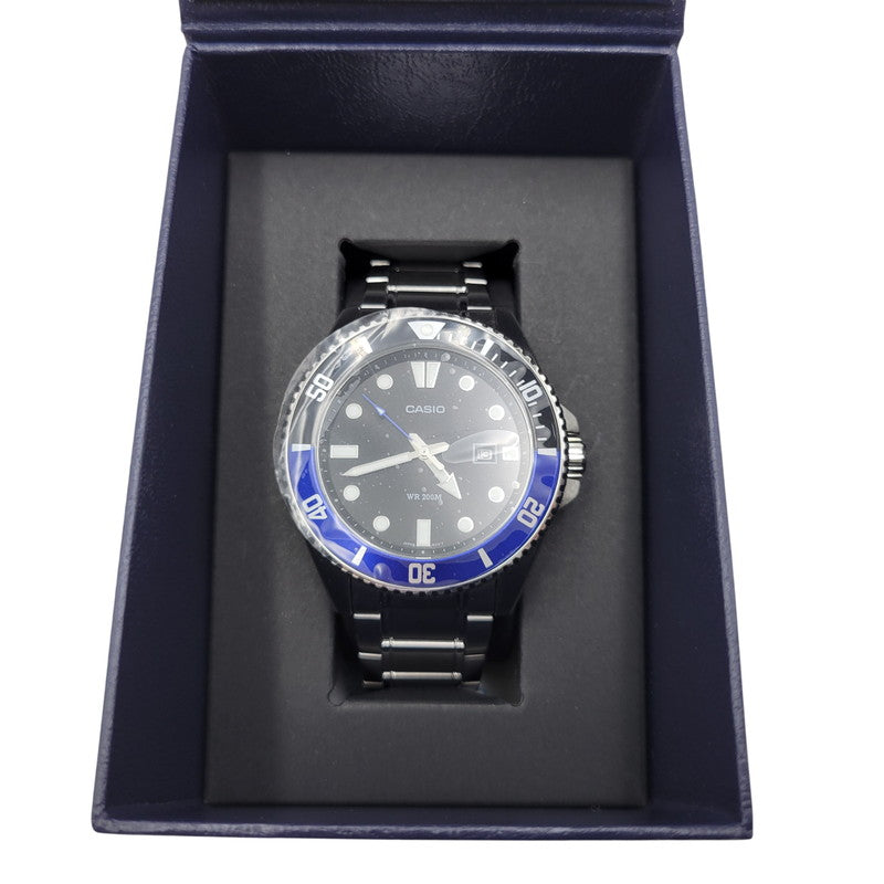 【中古美品】【メンズ/レディース】 CASIO カシオ MDV-107D-1A2V 腕時計 199-260529-as-14-izu サイズ：49.5 × 46.3 × 12.1 mm カラー：シルバー 万代Net店