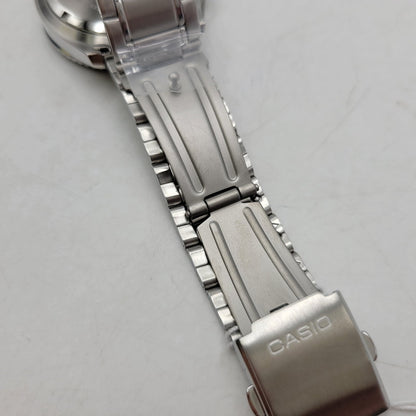【中古美品】【メンズ/レディース】 CASIO カシオ MDV-107D-1A2V 腕時計 199-260529-as-14-izu サイズ：49.5 × 46.3 × 12.1 mm カラー：シルバー 万代Net店