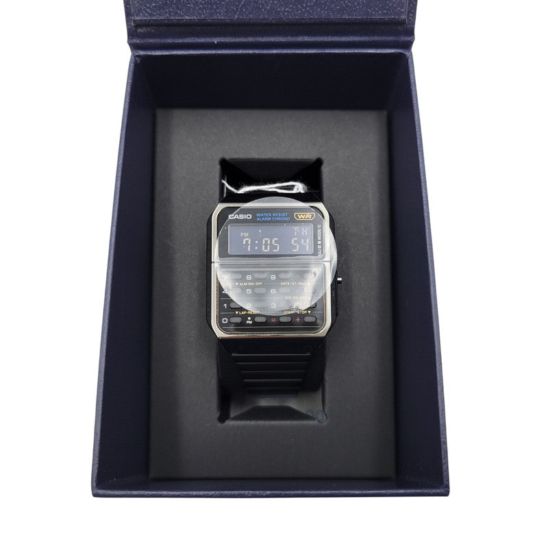 【中古美品】【メンズ/レディース】 CASIO カシオ CA-500WEGG-1B 腕時計 199-260529-as-12-izu サイズ：43.2 × 34.4 × 8.2 mm カラー：ブラック 万代Net店