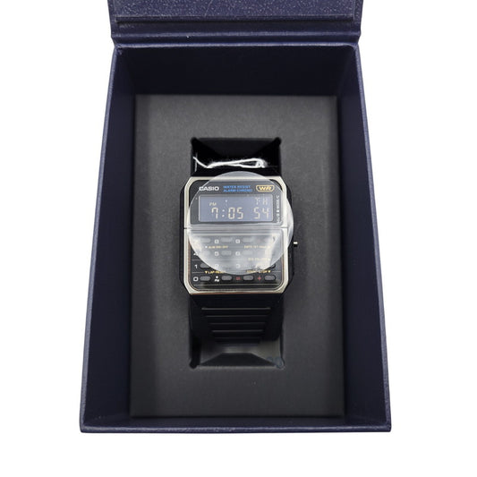 【中古美品】【メンズ/レディース】 CASIO カシオ CA-500WEGG-1B 腕時計 199-260529-as-12-izu サイズ：43.2 × 34.4 × 8.2 mm カラー：ブラック 万代Net店