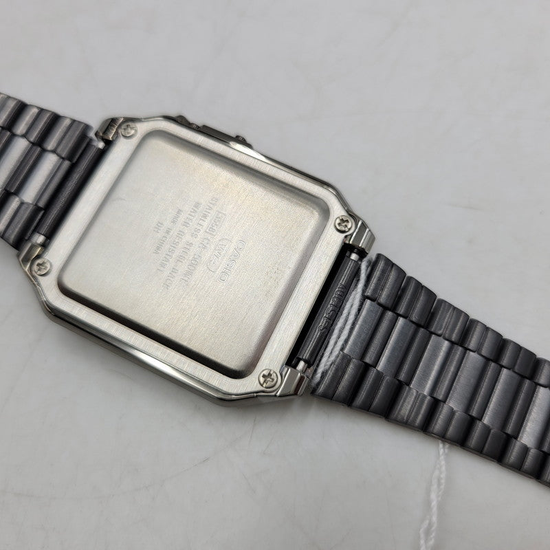 【中古美品】【メンズ/レディース】 CASIO カシオ CA-500WEGG-1B 腕時計 199-260529-as-12-izu サイズ：43.2 × 34.4 × 8.2 mm カラー：ブラック 万代Net店