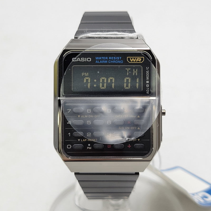 【中古美品】【メンズ/レディース】 CASIO カシオ CA-500WEGG-1B 腕時計 199-260529-as-12-izu サイズ：43.2 × 34.4 × 8.2 mm カラー：ブラック 万代Net店