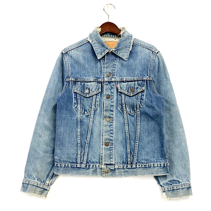 【現状渡し品】【メンズ】 Levi's リーバイス 両面ビッグE 刻印347 60S-70S 4TH DENIM JACKET 60-70年代 フォースデニムジャケット アウター 長袖 146-250324-ma-06-izu サイズ：不明 カラー：ライトインディゴ 万代Net店