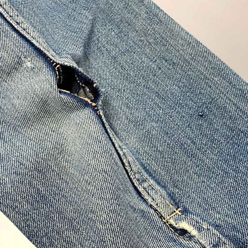 【現状渡し品】【メンズ】 Levi's リーバイス 両面ビッグE 刻印347 60S-70S 4TH DENIM JACKET 60-70年代 フォースデニムジャケット アウター 長袖 146-250324-ma-06-izu サイズ：不明 カラー：ライトインディゴ 万代Net店