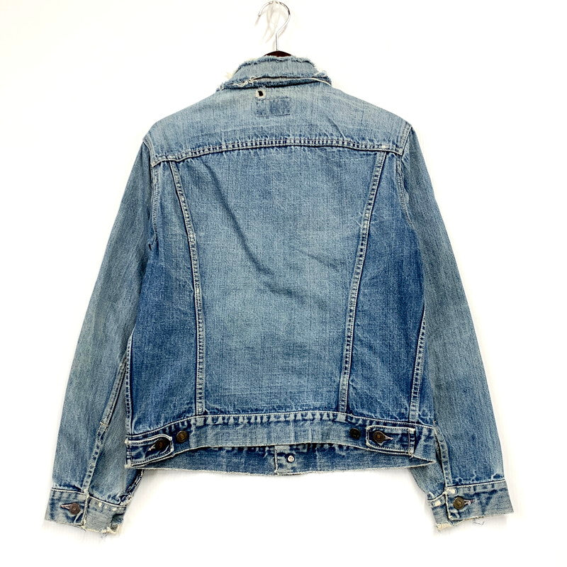 【現状渡し品】【メンズ】 Levi's リーバイス 両面ビッグE 刻印347 60S-70S 4TH DENIM JACKET 60-70年代 フォースデニムジャケット アウター 長袖 146-250324-ma-06-izu サイズ：不明 カラー：ライトインディゴ 万代Net店