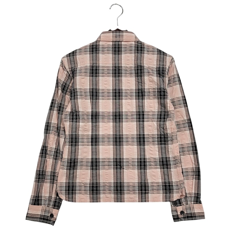 【中古品】【メンズ】 LS CHECK SHIRT チェックシャツ 長袖 トップス 145-250325-ay-22-izu サイズ：36 カラー：ピンク 万代Net店