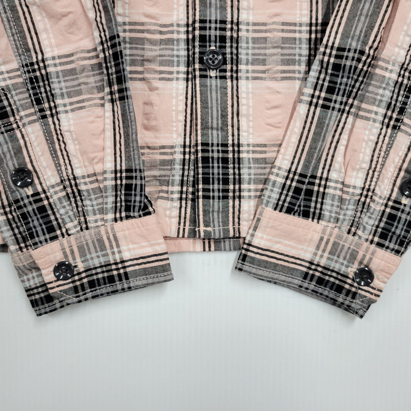 【中古品】【メンズ】 LS CHECK SHIRT チェックシャツ 長袖 トップス 145-250325-ay-22-izu サイズ：36 カラー：ピンク 万代Net店