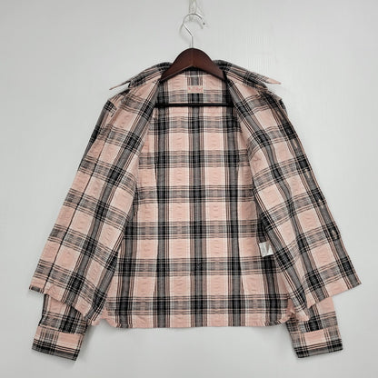 【中古品】【メンズ】 LS CHECK SHIRT チェックシャツ 長袖 トップス 145-250325-ay-22-izu サイズ：36 カラー：ピンク 万代Net店