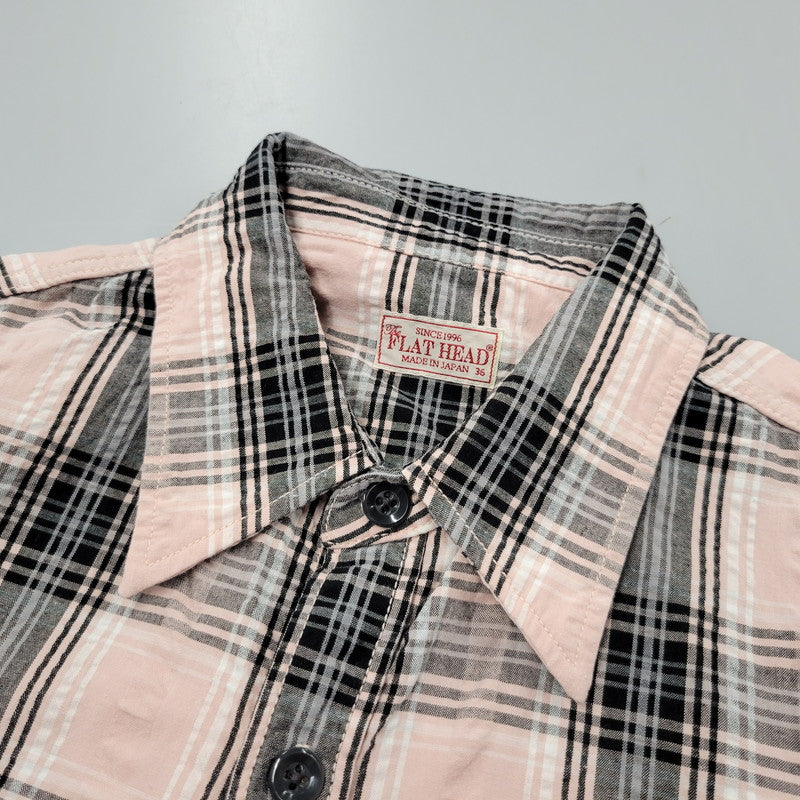 【中古品】【メンズ】 LS CHECK SHIRT チェックシャツ 長袖 トップス 145-250325-ay-22-izu サイズ：36 カラー：ピンク 万代Net店