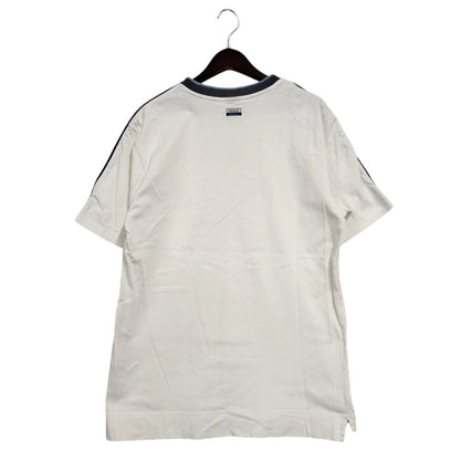 【中古品】【メンズ】 NIKE ナイキ 00S V NECK LOGO TEE Vネック ロゴTシャツ 刺繍 半袖 トップス 146-250325-ay-20-izu サイズ：L カラー：ホワイト 万代Net店