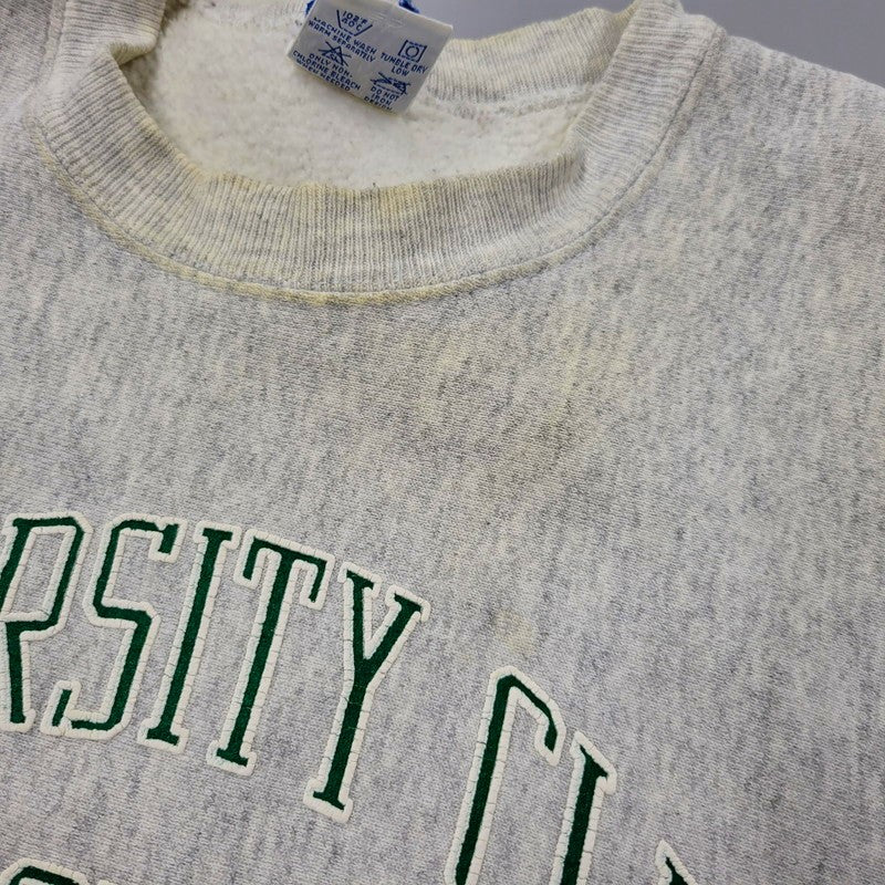 【現状渡し品】【メンズ】 Champion チャンピオン REVERSE WEAVE UNIVERSITY CLUB OF CHICAGO SWEATSHIRT リバースウィーブ スウェット トレーナー プリント トップス 146-250325-ay-08-izu サイズ：M カラー：ライトグレー 万代Net店